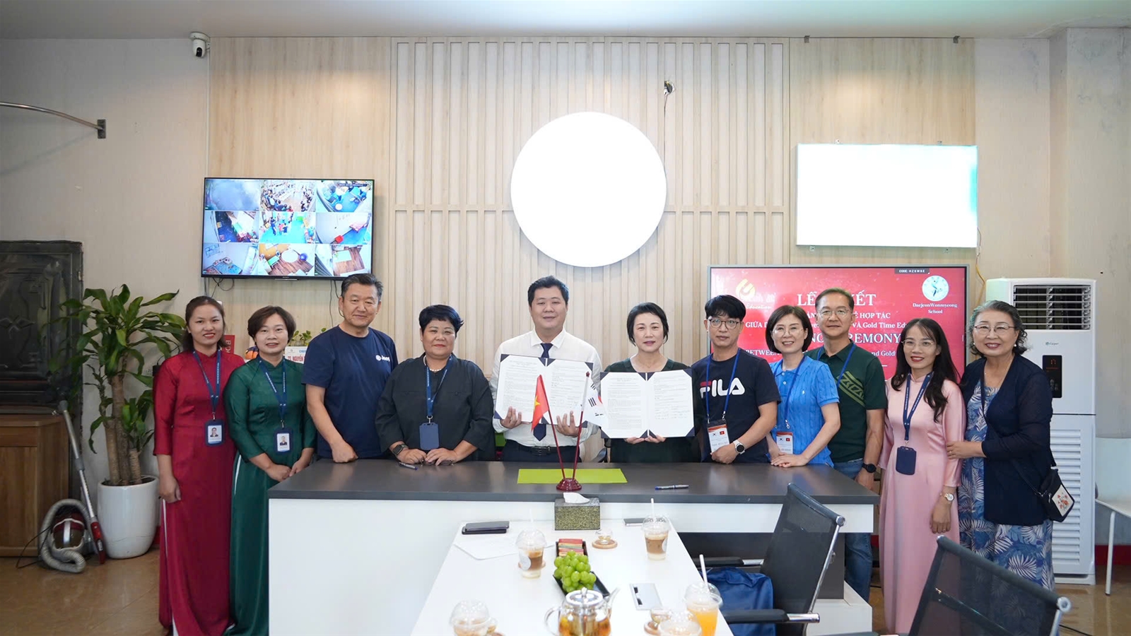 Thông cáo lễ kí MOU giữa Gold Time Education và tổ chức Giáo dục Daejeon Wonmyeong